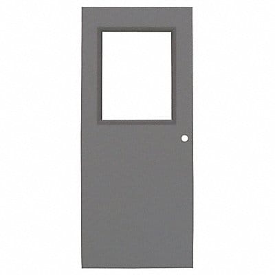 Steel Door Half Glass Mortise 18 ga.