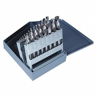 Screw Machine Drill Bit Set 21pc HSS