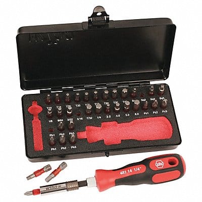 Impact Bit Set 34 pcs. 1/4 Hex Shank