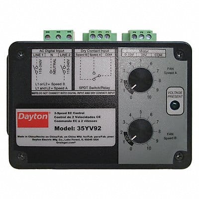 Speed Control 115/230V AC 0.5 A Dial