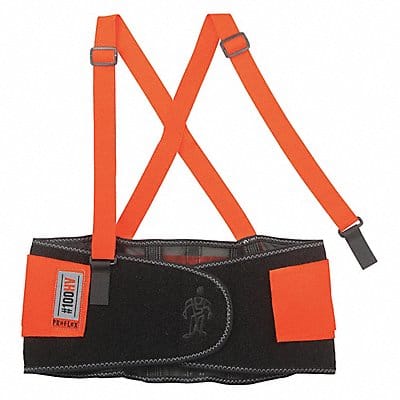 Back Support L 34in to 38in 8inW Orange