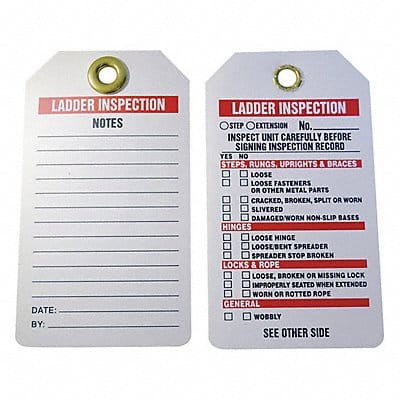 Inspection Tag 5-3/4 x 3-1/4 PK25