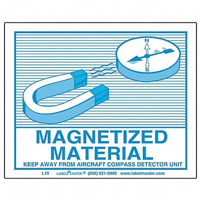 Magnetizd Materials Air Labl 90mm PK500