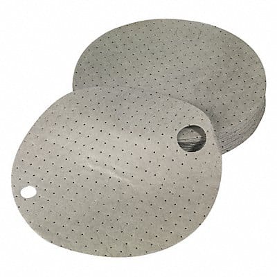 Drum Top Pad Chem/Hazmat Gray PK25