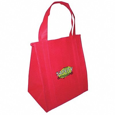 Insulated Tote Bag Red 13 x 15 in