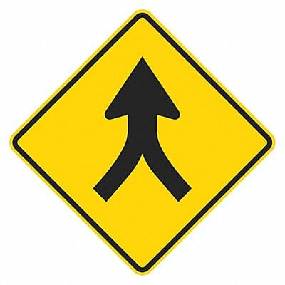 Merge Traffic Sign 24 x 24