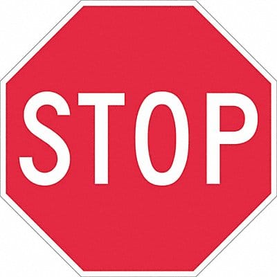 Stop Traffic Sign 30 x 30