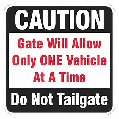 Parking Lot Gate Parking Sign 18 x 18