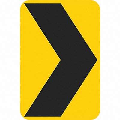 Chevron Symbol Traffic Sign 24 x 18