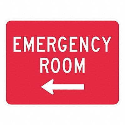 Emergency Room Traffic Sign 12 x 18