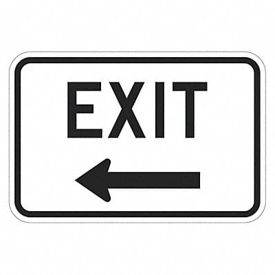 Exit Sign For Parking Lots 12 x 18