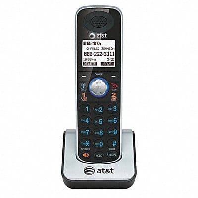 Cordless Phone 2 Line Black