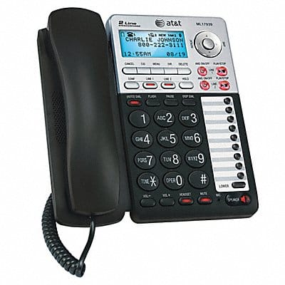 Corded Phone w/Answering Machine 2 Line