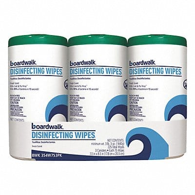 Fresh Scent Disinfectant Wipes PK3