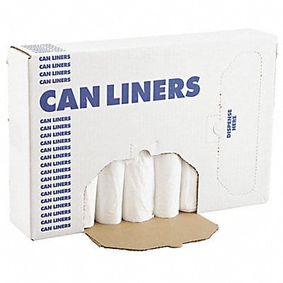 Can Liner 24x32 White Linear PK500