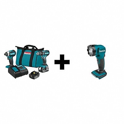 18V LXT BL Drill 1/2 Impact Wrench Kit