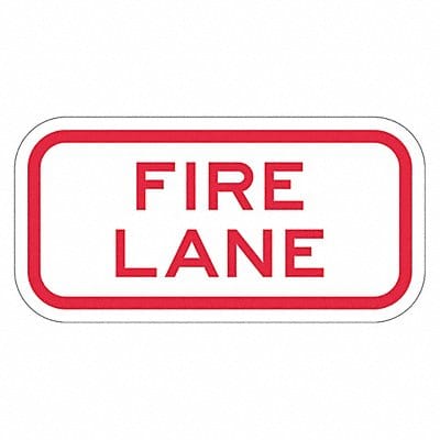 Fire Lane Parking Sign 6 x 12