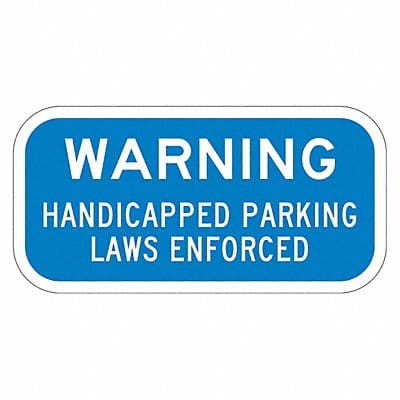 Handicapped Parking Sign 6 x 12