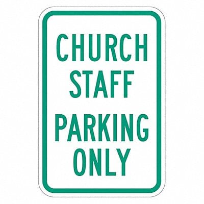 Church Parking Sign 18 x 12