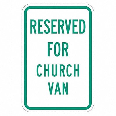 Church Parking Sign 18 x 12