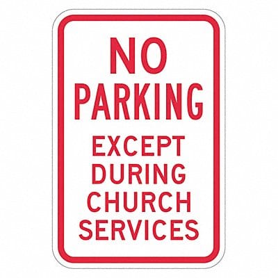 Church Parking Sign 18 x 12