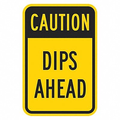 Dip Traffic Sign 18 x 12