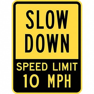 H1914 Speed Limit Warning Sign 24 x 18