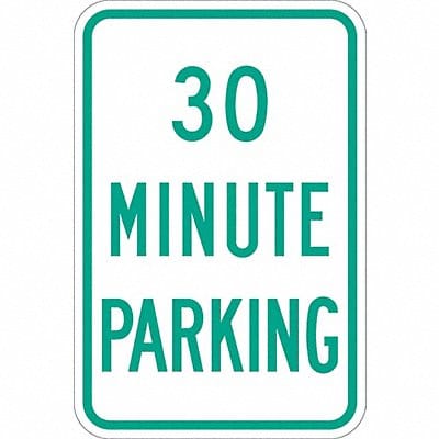 30 Minute Parking Parking Sign 18 x 12