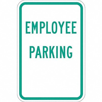 Employee Parking Sign 18 x 12