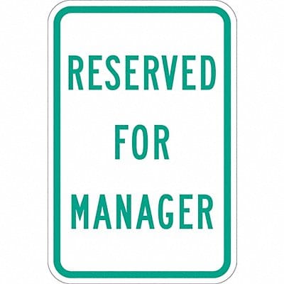 Employee Parking Sign 18 x 12