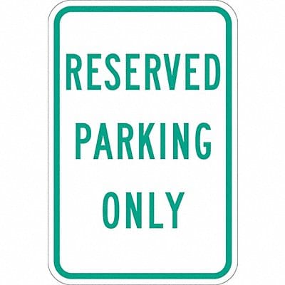 Reserved Parking Sign 18 x 12