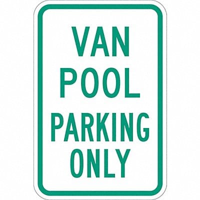 Car Pool Parking Sign 18 x 12