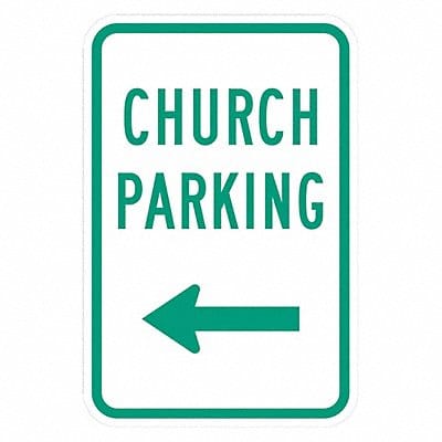 Church Parking Sign 18 x 12