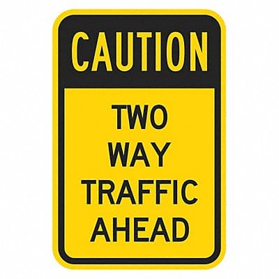 Two-Way Traffic Sign 18 x 12