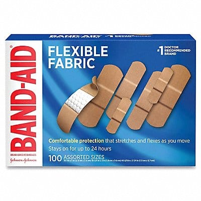 Bandages Flexible Assorted 100 PK100