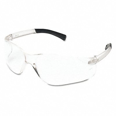 Safety Glasses Black Frame Clear Lens