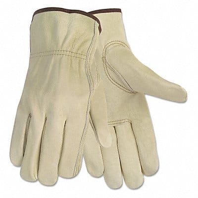 Gloves Leather Driver Large PK2