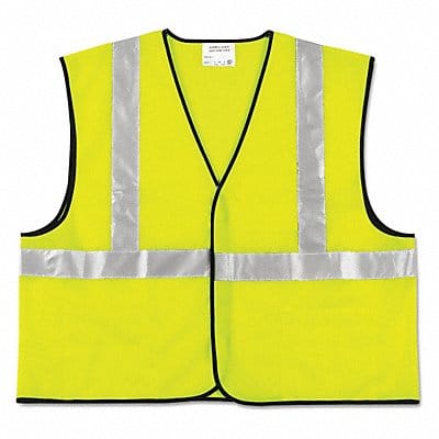 Vest Safety 2 Stripe Fluorescent Lime