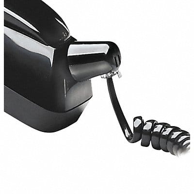 Phone Coil Cord Twisstop Detangler Black