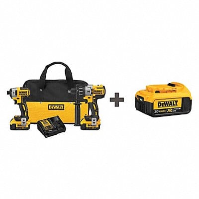 Cordless Combo Kit 20.0 V 2 Tools 3 Batt