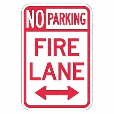 No Parking Fire Lane Sign 18 x 12