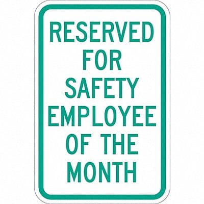 Employee Parking Sign 18 x 12