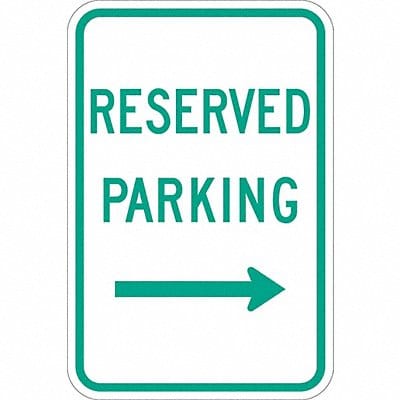 Reserved Parking Sign 18 x 12