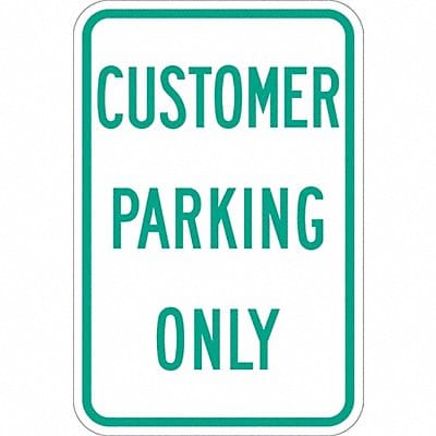 Customer Parking Sign 18 x 12