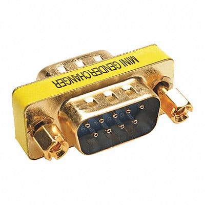 Gender Changer Compact DB9 Coupler M/M