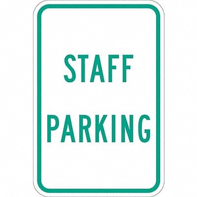 Staff Parking Sign 18 x 12