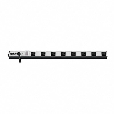 Power Strip 8-Outlet 5-15P 24 10ft Cord