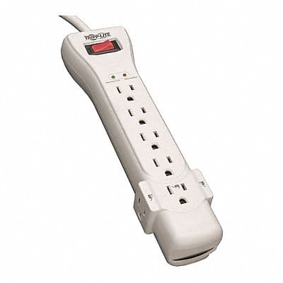 Surge 7 Outlet 7ft cord 2160J White