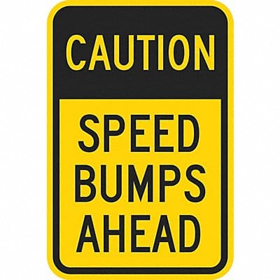 Speed Bump Traffic Sign 18 x 12