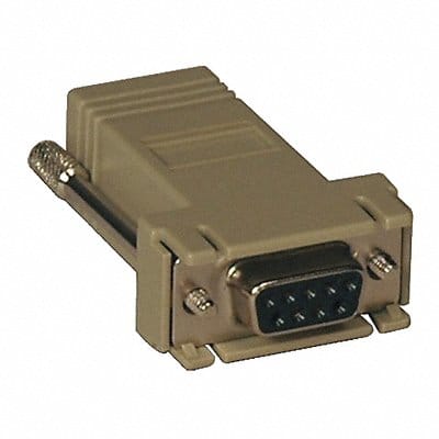 Serial Adapter Modular Straight DB9 RJ45